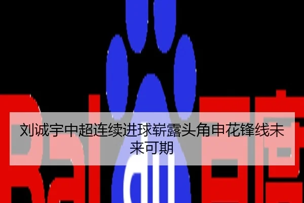 刘诚宇中超连续进球崭露头角申花锋线未来可期